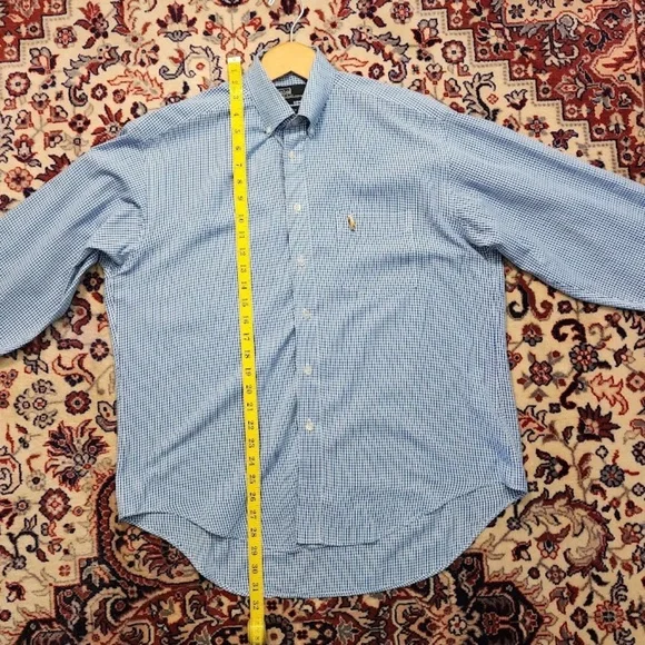 Polo Button Down Shirt Mens M - Picture 6 of 8